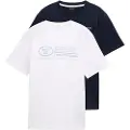 Tom Tailor 1047047 Kortarmet T-skjorte 2 Enheter