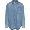 Tommy Hilfiger Dw0dw20365 Denim Skjorte Med Lange Ermer