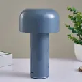 24hShop Batteridrevet LED-bordlampe - Grå, oppladbar