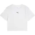Puma TAD ESSENTIALS Baby Tee Women, Clothing, White, XL