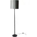 QAZQA Gulvlampe sort med grønn fløyels skjerm 40 cm - Simplo