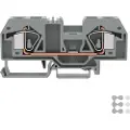 Wago 2-leder skinnekontakt 16mm2 grå (283-901)