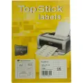 Topstick Etiketter TopStick 105x37 mm hvid - (100 ark x 16 stk.)