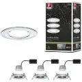 Paulmann 934.99, Indbygget lysplade, 3 pære(r ), LED, 2700 K, 460 lm, Krom