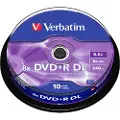 Verbatim 10 Dvd+r Dobbeltlag 8x