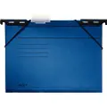 Leitz ALPHA - Hengefil - 6 rom - for A4 - med fliker - blå
