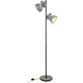 Eglo 49722, Sort, Brun, Rustfritt stål, Stål, Tre, II, E27, 2 ampuller, 40 W