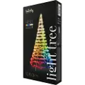 Twinkly Light Tree - 3 Meters Flag-pole Tree with 450 RGB + Warm White LEDs. Black Wire. Pole Included.