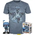 Funko POP! Pop! Stjernekrigen Og Mandalorian T-skjorte Med Korte Ermer