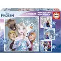 Educa 4 In 1 Frozen12-16-20-25