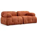 Atelier Del Sofa Hanah Home2-seters sofa MuffinOrange2-seters sofaerFra Homeroom