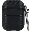 24hShop Beskyttelsesveske i karbonfiber for Airpods 4 - Svart