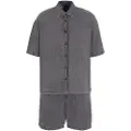 Armani Exchange Xm000622_af14943 Kortarmet Skjorte