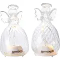 Sirius Home Sirius Wave Engel - 2 stk - Klar - 9 cm