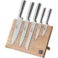 Richardson Sheffield Visage - 5 stk Kniv magnetisk blok - bambus