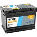 Exide Premium 12v 77ah 760a Batterilader