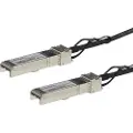 StarTech.com MSA Compliant SFP+ Direct-Attach Twinax Cable - 3 m (9.8 ft.) - direct attach cable - 3 m - black - Svart - 3 meter