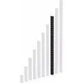 Adam hall Heavy Duty Black 19 Rack Strip 16U