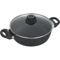 Swiss Diamond gryde m/låg 24 cm, induktion Sort