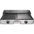 Gastroback Design Plancha & BBQ - Barbeque grill/plancha - elektrisk - 1300 kvadratcentimeter
