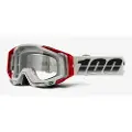 100% 100 % beskyttelsesbriller 100 % RACECRAFT SUEZ (klar anti-tåke linse + 10 sklier) (NY)