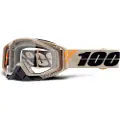 100% Goggles 100% RACECRAFT POLIET (Anti-Fog Transparent Glass + 10 Skidding) (NEW)