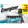 Energizer Max Plus AAA batteri Alkali-mangan 1,5 V 8 stk