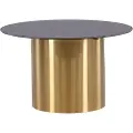Furniture Fashion Furniture FashionSofabord Ystad, Diameter 75 cmTransparentSofabordFra Homeroom