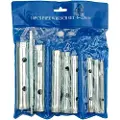 VOREL dobbeltsidige rørnøkler 6-22mm 10 stk. (52900)