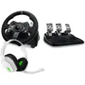 Logitech G - Hjul- og pedalsett - kablet - oppusset - for PC, Sony PlayStation 4, Sony PlayStation 5