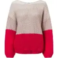 Fynch&Hatton Stripe Loose Hairy Genser