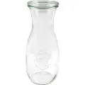 MultiLine Patentflaske Weck 530 ml Ø7.95x18.4 cm uden låg glas,stk