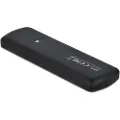 DeLOCK External Enclosure for M.2 NVMe PCIe SSD with USB Type-C female - tool free - Drevkabinett - M.2 - M.2 NVMe Card - USB 3.2 (Gen 2) - svart