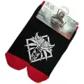 Good Loot The Witcher 3 Wolf, Crew-sokker, svarte, voksne, unisex, 39 - 46, polske