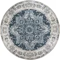 House Nordic House NordicTeppe Havana diameter 200BlåGlattvevde tepperFra Homeroom