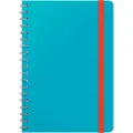 Leitz Cosy - Notisbok - spiralbundet - B5 (176 x 250 mm) - 80 ark / 160 sider - rutet - calm blue - laminert kartong