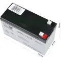 Mw Power MPL MW POWER MWS 7.2-12 UPS batteri Bly-syre-batteri VRLA AGM Vedligeholdelsesfri 12 V 7,2 Ah Sort, Grå