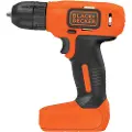 Black & Decker BDCD8-QW, Boremaskin med pistolgrep, Nøkkelløs, 1 cm, 2 cm, 1 mm, 400 RPM
