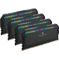 Corsair Dominator Platinum RGB - DDR5 - sett - 64 GB: 4 x 16 GB - DIMM 288-pin - 6400 MHz / PC5-51200 - CL32 - 1.40 V - svart