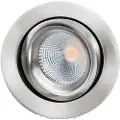 SG Downlight Junistar Lux Isosafe 7W 3000K, børstet stål