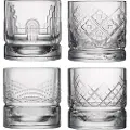 La Rochère La RochéreWhiskyglass Dandy 4 glass med ulike motiver La RochereTransparentGlassFra Homeroom