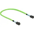 DeLOCK - SAS intern kabel - SAS 64Gbit/s - rett gjennom - Mini SAS HD (SFF-8673) (hann) til Mini SAS HD (SFF-8673) (hann) - 50 cm