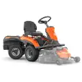 Husqvarna Rider R 200iX sitte-på-gressklipper - - Batteritrimmer på kjøpet