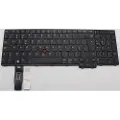 Lenovo - Erstatningstastatur for bærbar PC - med Trackpoint - bakbelysning - AZERTY - Belgisk - FRU