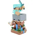 Exquisite Gaming Minecraft Steve I Diamond Armour Cable Guys Controller Holder Og Phone Stand 22 Cm