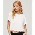 Superdry Slouchy Cropped Kortarmet T-skjorte