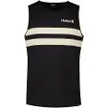 Hurley Oceancare Stripes Singlet svart