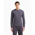 EA7 for man. 8NPT28_PJVQZ Cotton long sleeve t-shirt Core Identity grey (XXS), Casual