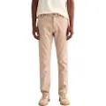 Gant for man. 1000305 Beige cotton and linen Slim Fit Jeans (31/34), Casual
