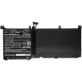 24hShop Batteri til bærbar PC for Asus ROG G501VW-BSI7N25, ROG G501VW-FY107T og andre.